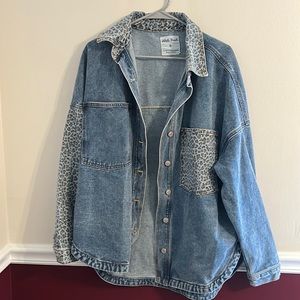 White birch denim jacket